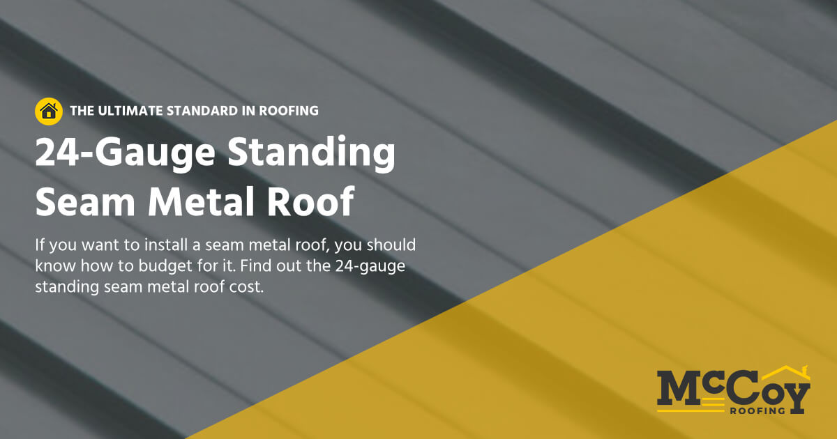 Learn About Standing Seam Metal Roof Cost | McCoy Roofing