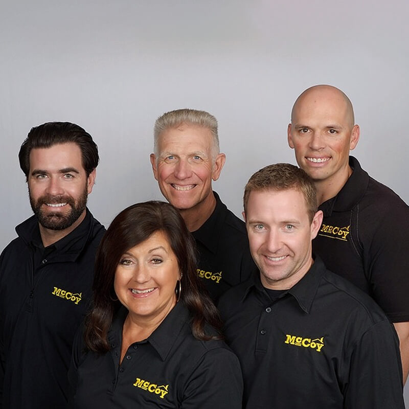 The McCoy Roofing team.