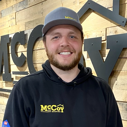 McCoy Roofing Project Manager Max McEwen