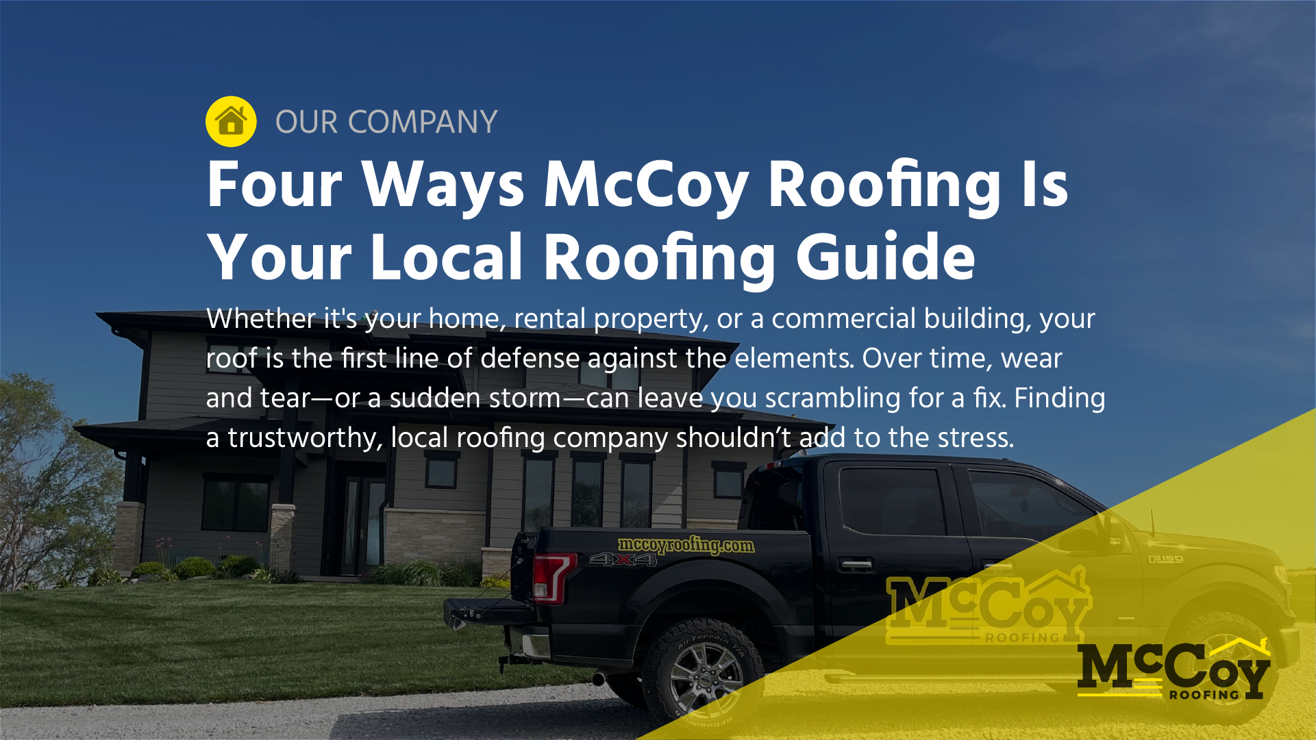 McCoy Roofing is your local roofing guide