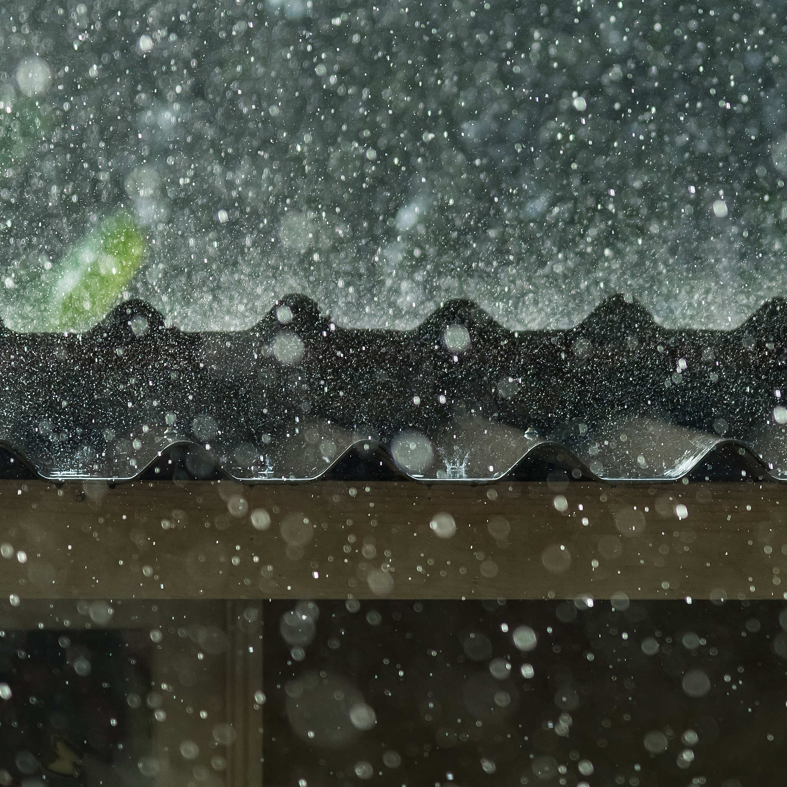 Cosmetic roof damage is common on metal roofs